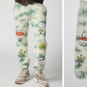 NWT Peanuts x Parks Project Tie Dye Sweatpants